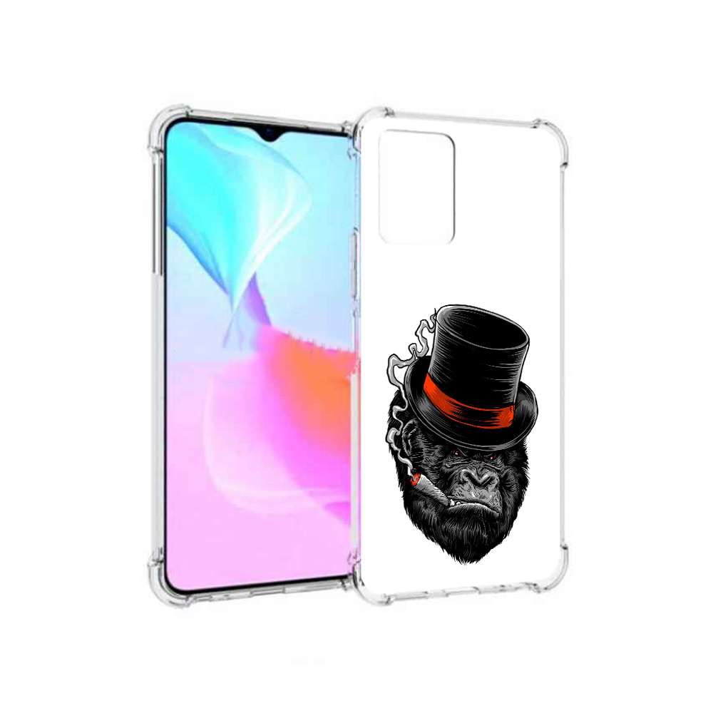 

Чехол MyPads Tocco для Vivo Y33s дизайнерская горилла (PT226981.417.431), Прозрачный, Tocco