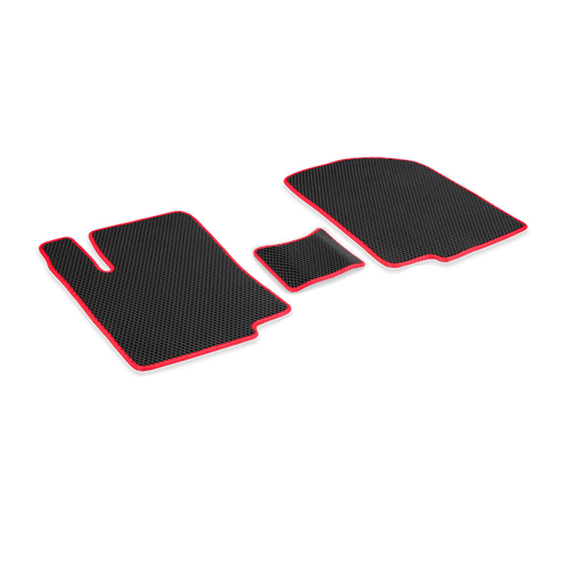 

Комплект ковриков в салон CellMat ЭВА Хендай Портер, черный-красный, Porter
