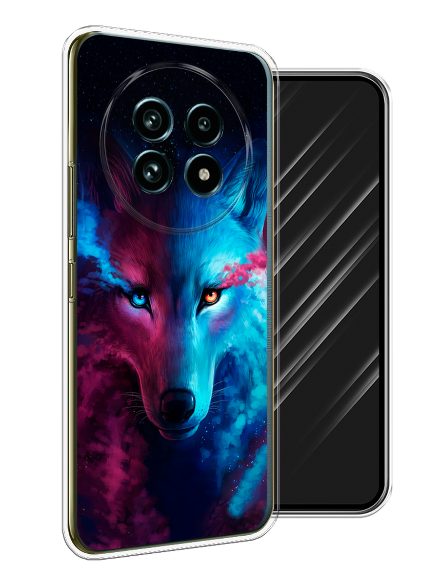 

Чехол Awog на Realme 13 Pro+/13 Pro "Волшебный волк", Голубой;розовый, 2518150-1