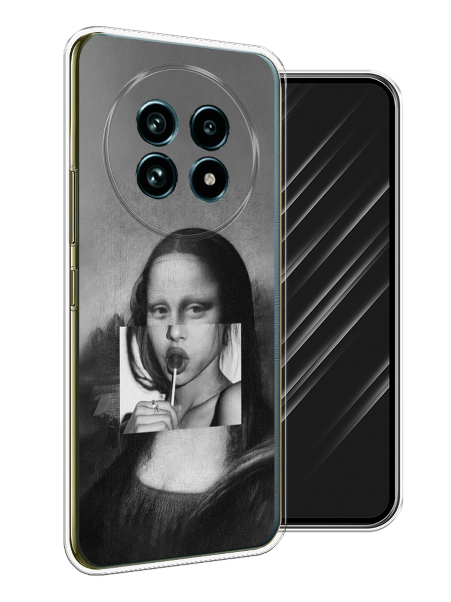 

Чехол Awog на Realme 13 Pro+/13 Pro "Mona Lisa sucking lollipop", Серый, 2518150-1