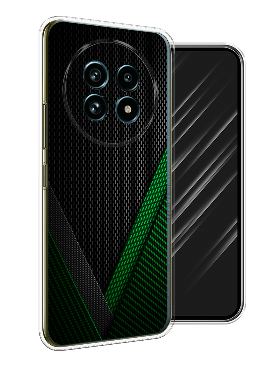 

Чехол Awog на Realme 13 Pro+/13 Pro "Зеленый карбон", Черный;зеленый, 2518150-1