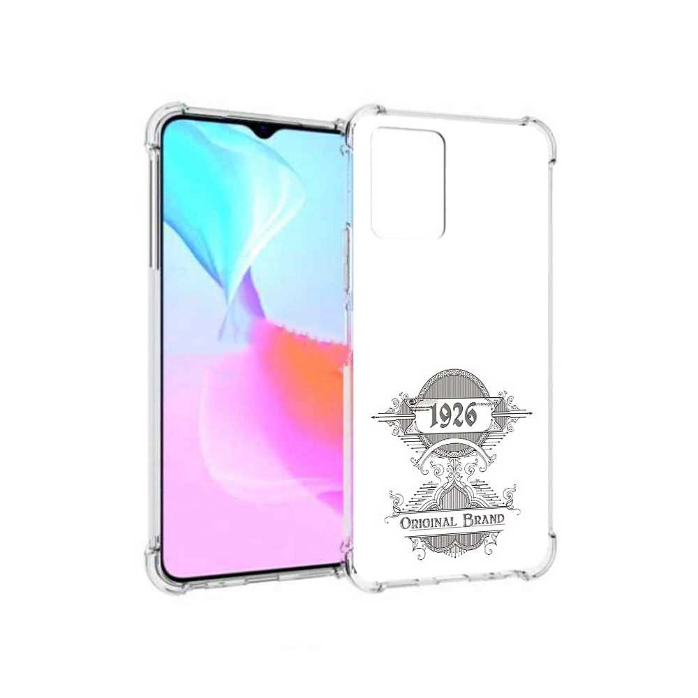 

Чехол MyPads Tocco для Vivo Y33s логотип черно белый (PT226981.417.446), Прозрачный, Tocco