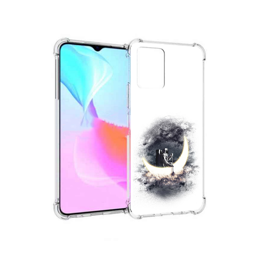 

Чехол MyPads Tocco для Vivo Y33s лунный путешественник (PT226981.417.448), Прозрачный, Tocco