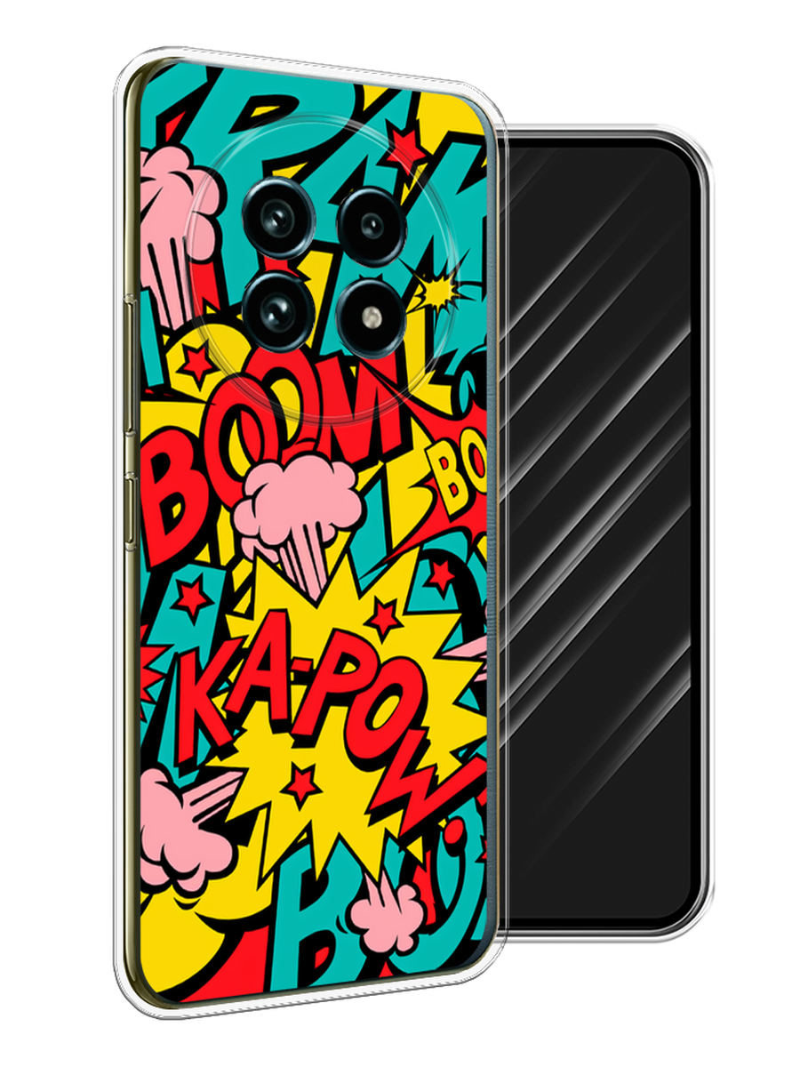 

Чехол Awog на Realme 13 Pro+/13 Pro "Постер pop art", Бирюзовый;желтый;красный, 2518150-1