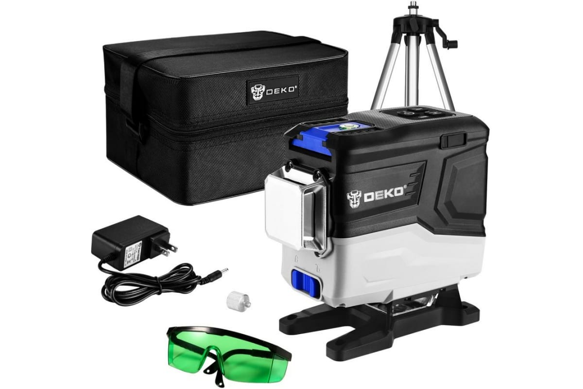 

Лазерный нивелир Deko LL12-HVR SET 2 со штативом 1m 065-0105