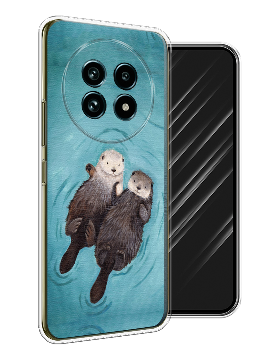 

Чехол Awog на Realme 13 Pro+/13 Pro "Парочка бобров", Голубой, 2518150-1