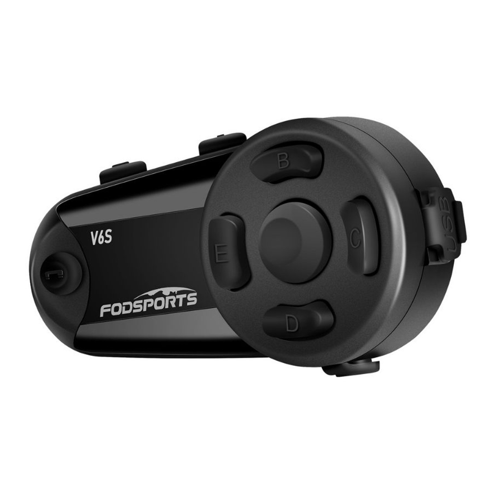 Комплект из 2-х мотогарнитур для шлема Fodsports V6S, Bluetooth 5.0