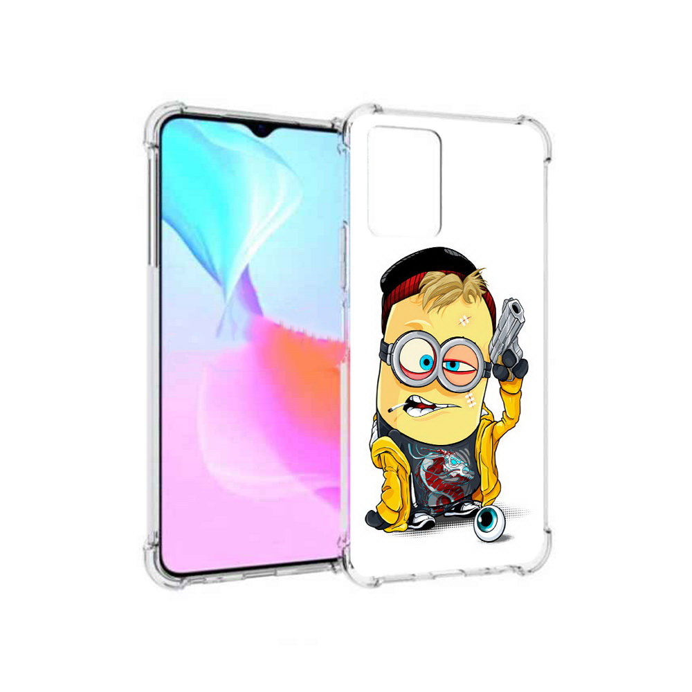 

Чехол MyPads Tocco для Vivo Y33s миньон бандит (PT226981.417.475), Прозрачный, Tocco