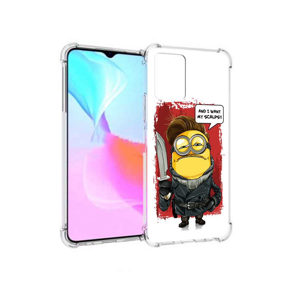 

Чехол MyPads Tocco для Vivo Y33s миньон убийца (PT226981.417.477), Прозрачный, Tocco