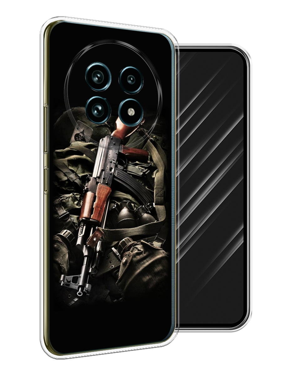 

Чехол Awog на Realme 13 Pro+/13 Pro "Автомат", Черный;коричневый;серый, 2518150-1
