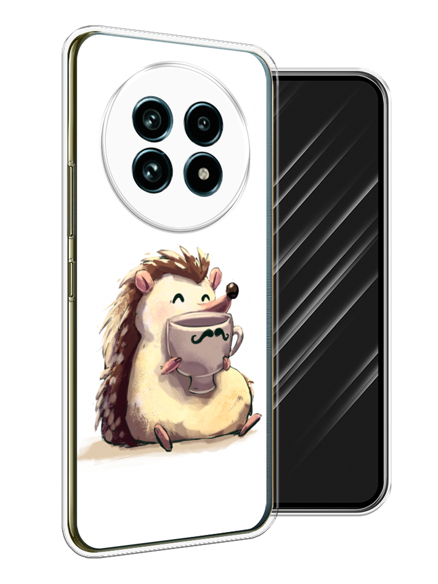 

Чехол Awog на Realme 13 Pro+/13 Pro "Еж кофеман", Белый;коричневый;бежевый, 2518150-1