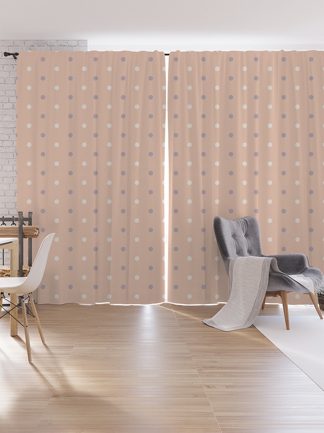 

Шторы под лён JoyArty "Классический орнамент", серия Oxford DeLux, 340х265 см, Классический орнамент