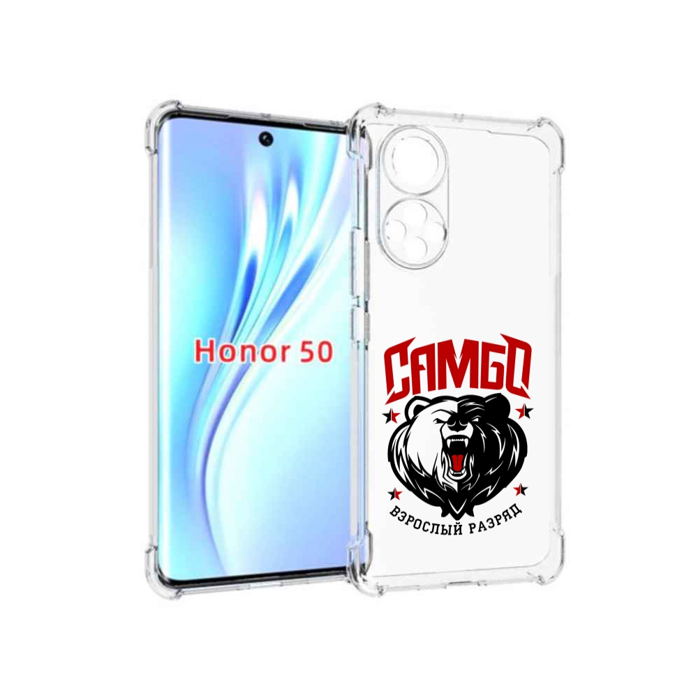 

Чехол бампер MyPads Единоборства Самбо медведь для Honor, Прозрачный, Tocco