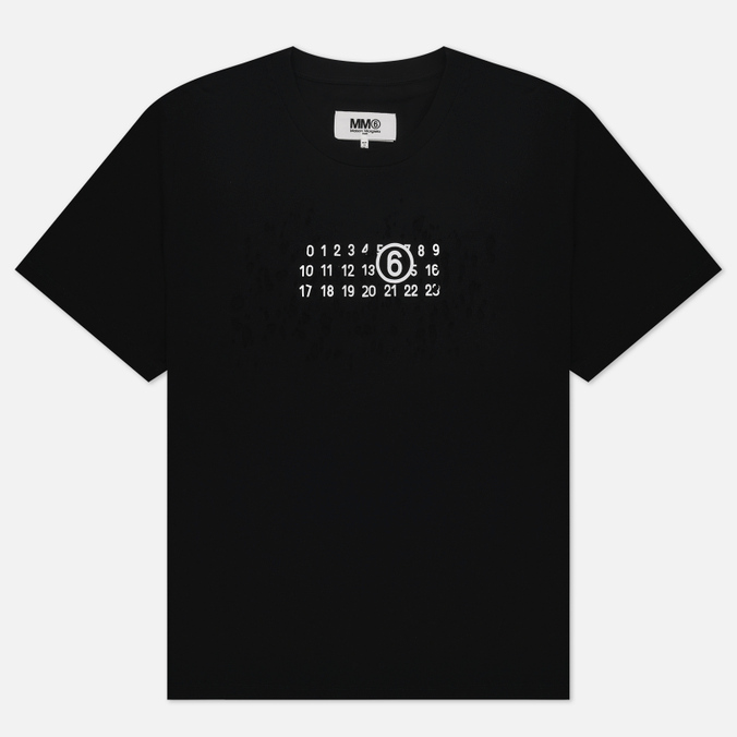 

Мужская футболка Maison Margiela MM6 Destroyed Logo чёрный, Размер M, Destroyed Logo