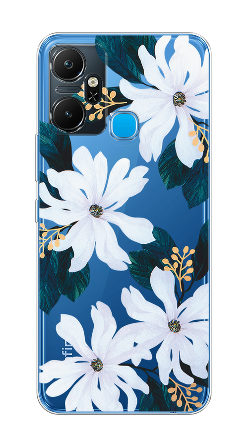 

Чехол на Infinix Smart 6 Plus "Delilah Flower", Зеленый;белый, 3102350-1