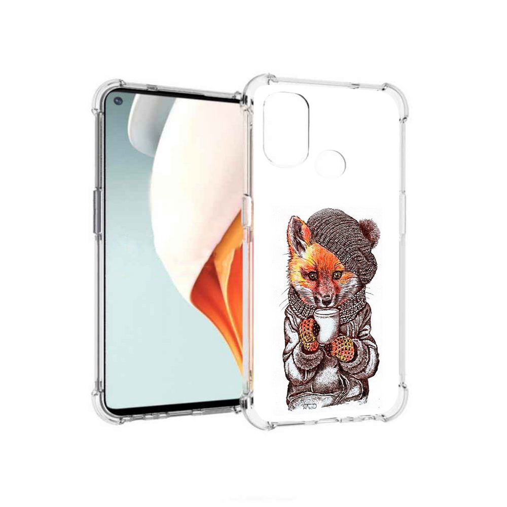 

Чехол MyPads Tocco для OnePlus Nord N100 лиса в шапке (PT227045.141.437), Tocco