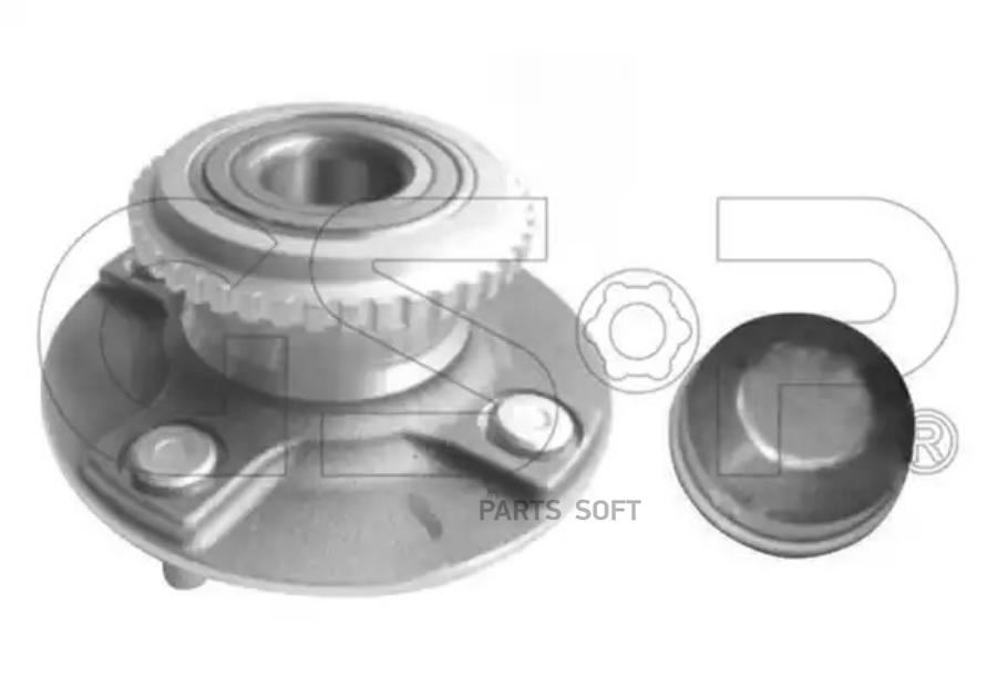 Ступица с подшипником nissan primera p11 96-02 зад. +abs