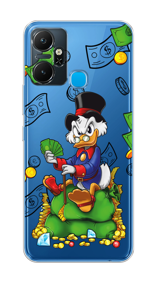 

Чехол на Infinix Smart 6 Plus "Scrooge Richness", Черный;синий;зеленый, 3102350-1