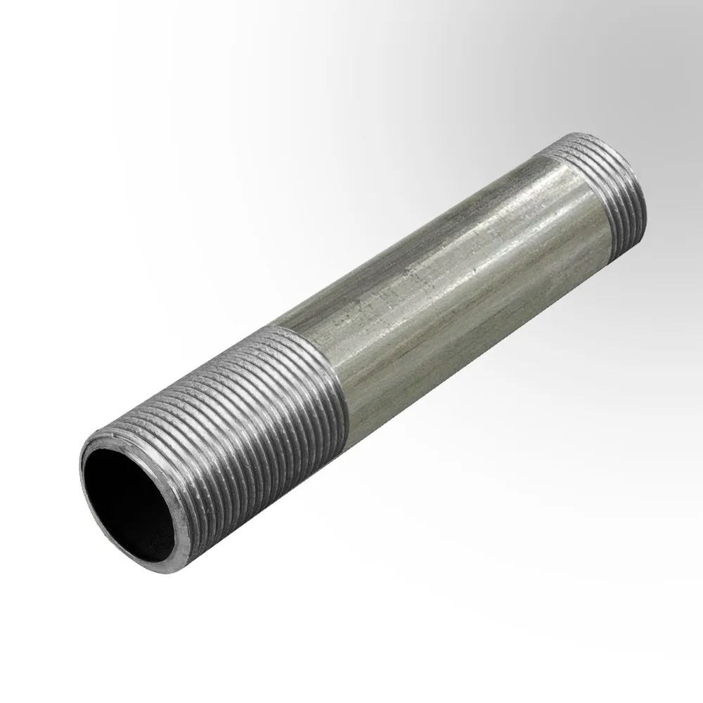 

Сгон для труб 1 1/2" оцинкованный ДУ-40 мм, L-1000 мм ГОСТ 8969-75, Серебристый, Сгон оцинкованный1000мм