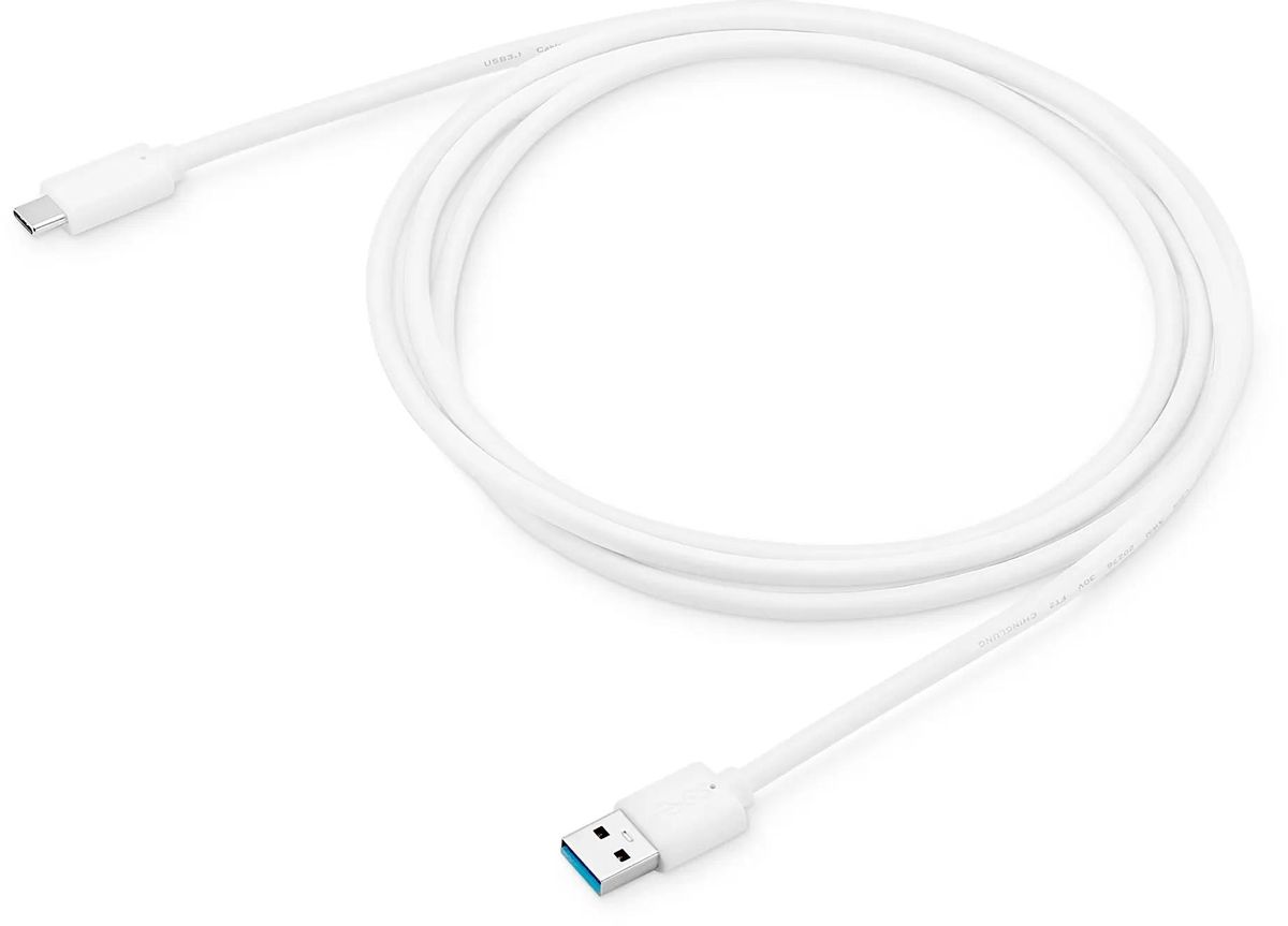 Кабель Buro USB - Type-C, 3 А, 1.8 м, белый (bhp usb-tpc-1.8w)