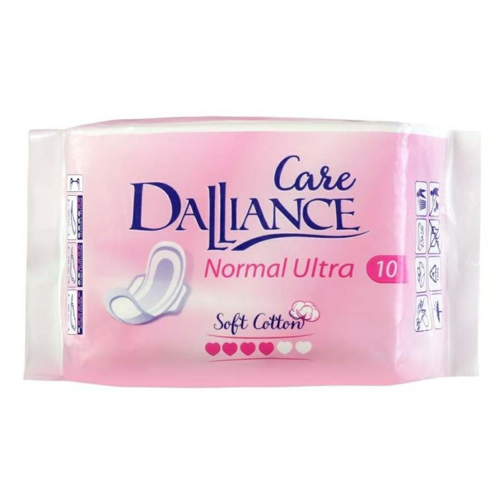 Прокладки гигиенические Dalliance Care Normal ultra 10 шт женские прокладки day spa ultra dry normal 10шт
