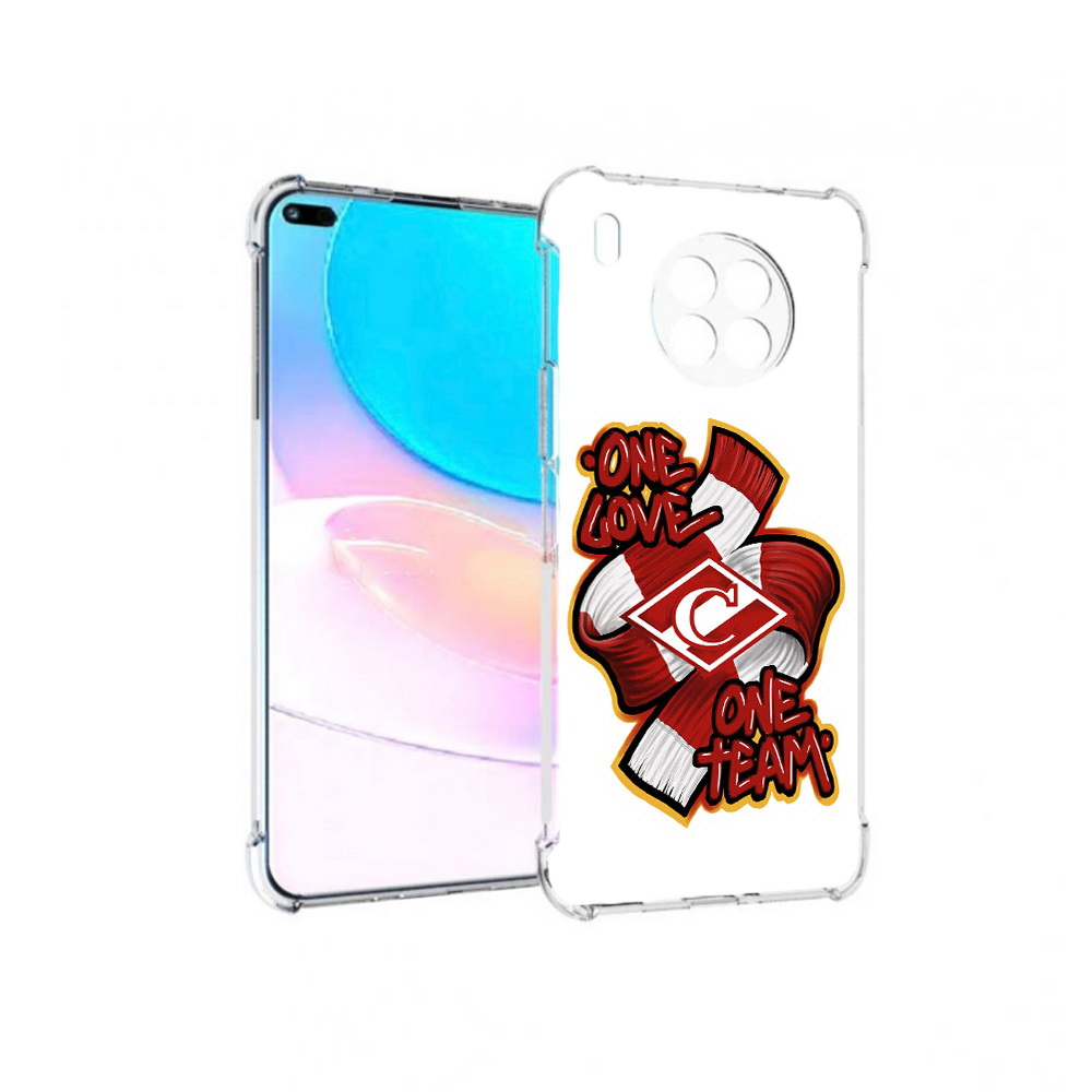 Чехол задняя-панель-накладка-бампер MyPads Одна любовь-Спартак для Huawei Nova 8i