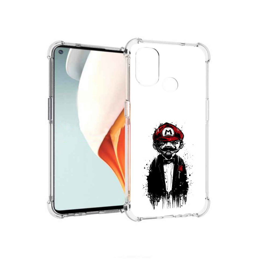 

Чехол MyPads Tocco для OnePlus Nord N100 марио (PT227045.141.458), Прозрачный, Tocco