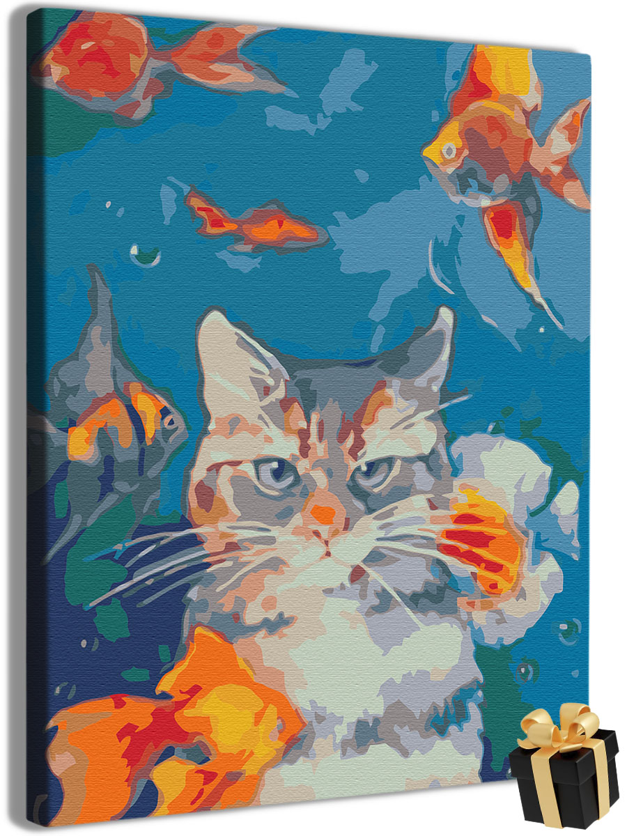 

Картина по номерам Арт-студия Unicorn кот N-3670 40x50, Кот