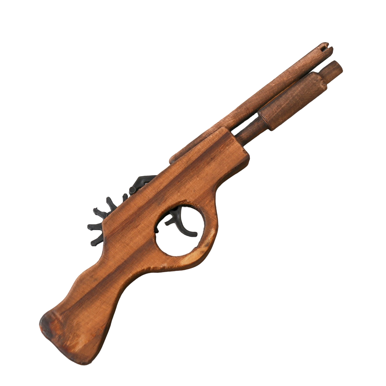 Игрушка деревянная стреляет резинками Пистолет 2,2x27x8 см деревянная игрушка lemmo конструктор пистолет резинкострел бластер