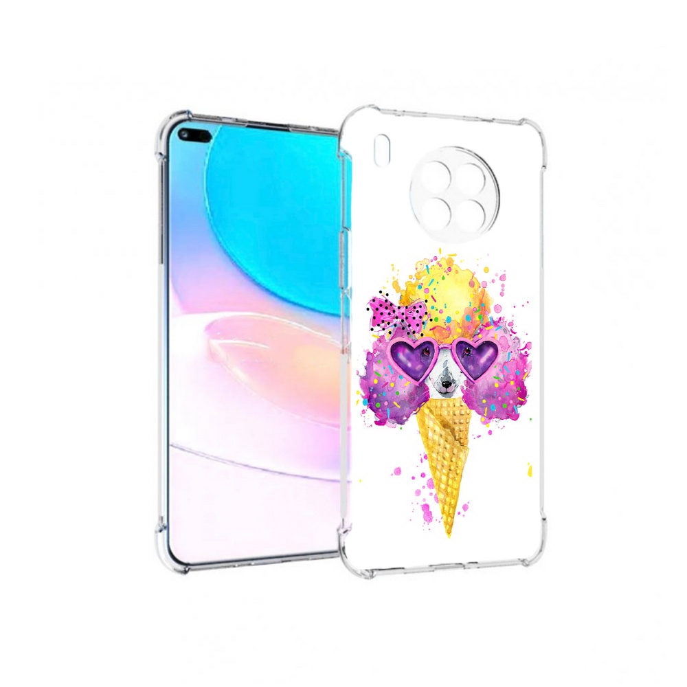 

Чехол задняя-панель-накладка-бампер MyPads Рожок для Huawei Nova 8i, Прозрачный, Tocco