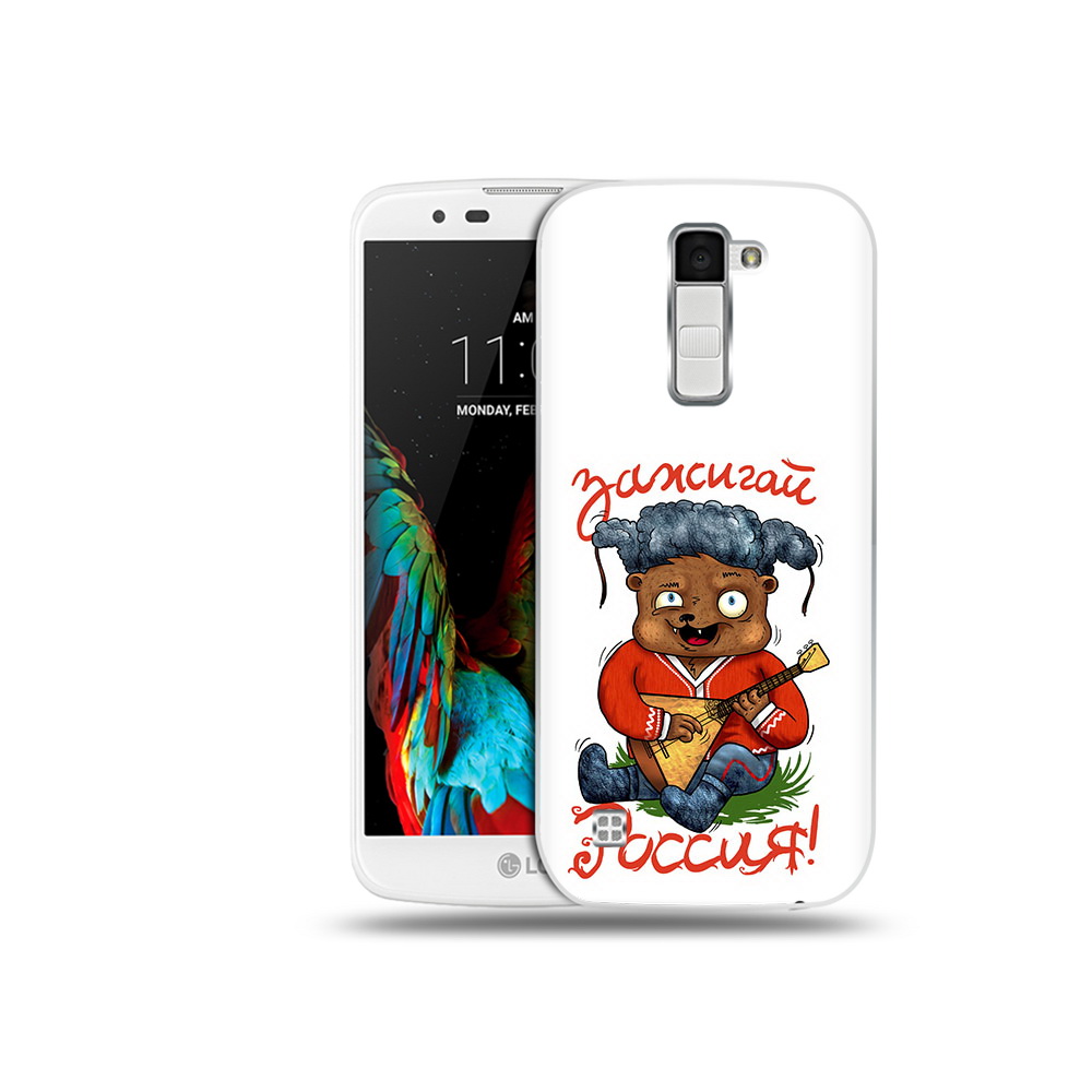 

Чехол MyPads Tocco для LG K10 Зажигай Россия (PT30014.80.82), Прозрачный, Tocco
