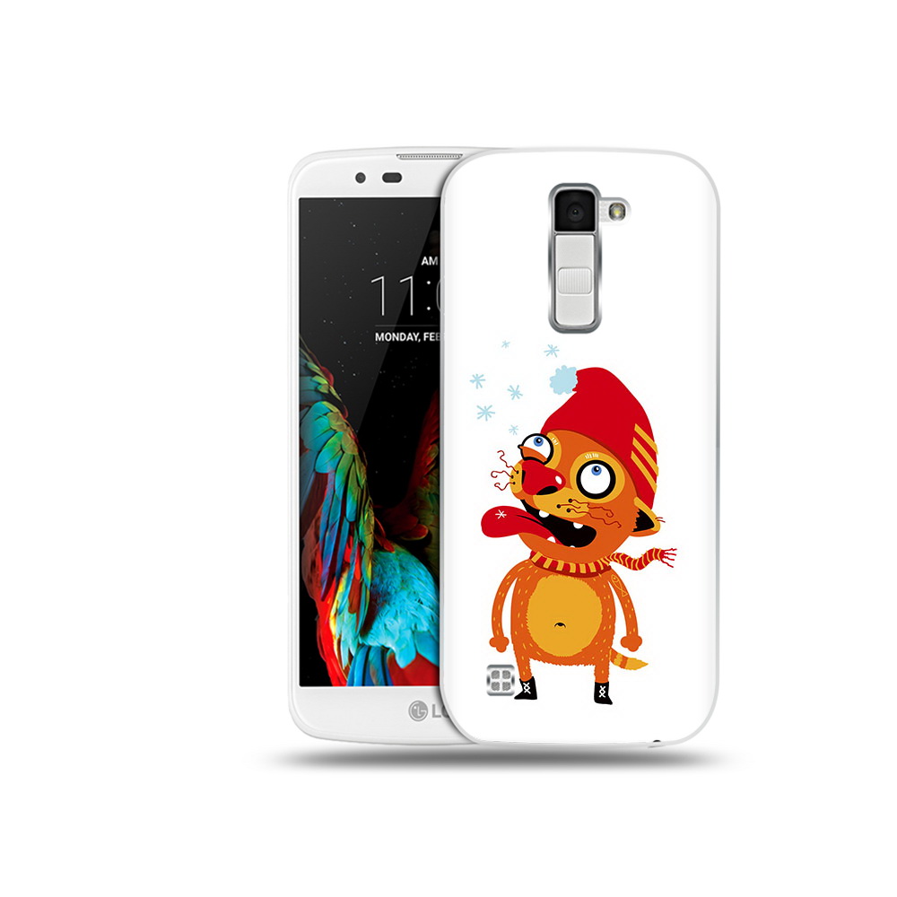 

Чехол MyPads Tocco для LG K10 Зимний кот (PT30014.80.88), Прозрачный, Tocco