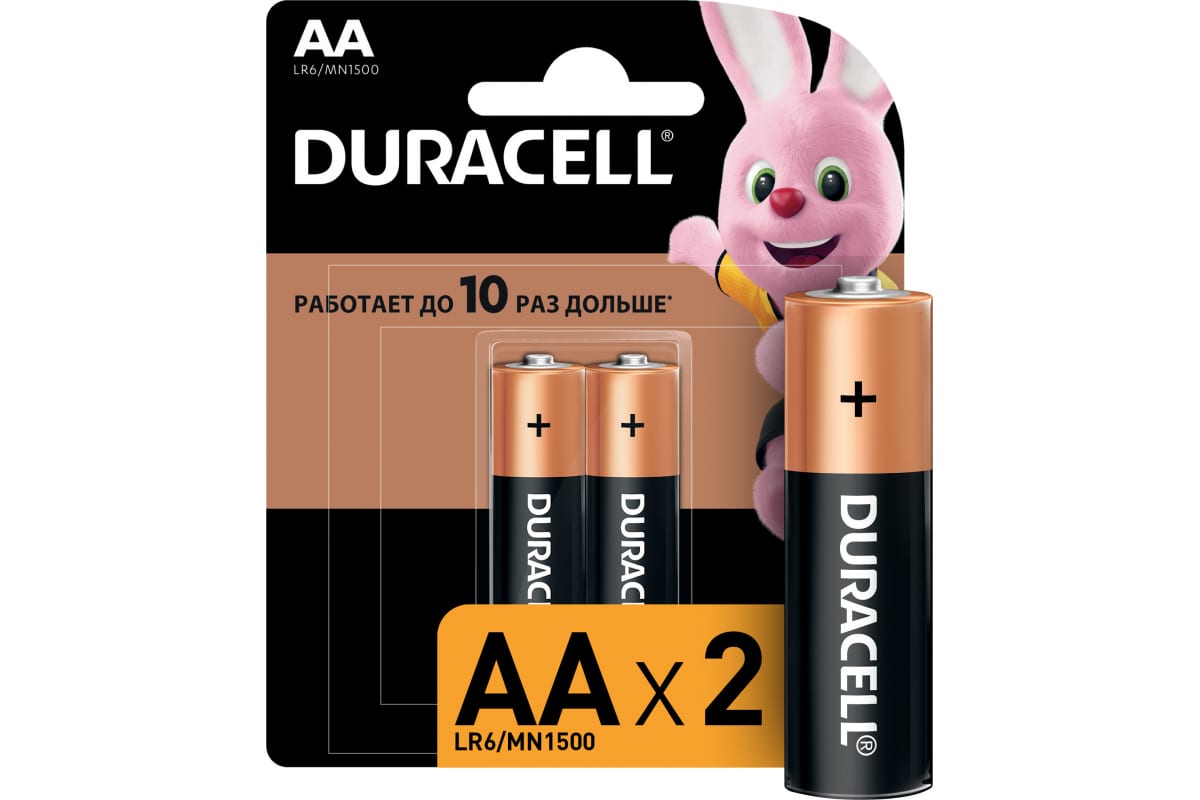 

Батарейка Lr06 Duracell (Aa-Пальчиковые) 2 Шт. -Римэкс DURACELL арт. 79327