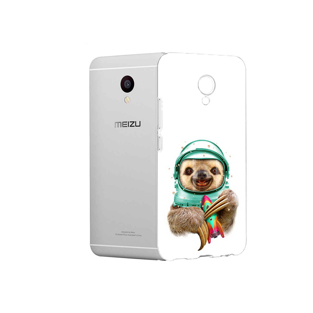 

Чехол MyPads Tocco для Meizu M3 Ленивец астронавт (PT46043.81.104), Прозрачный, Tocco