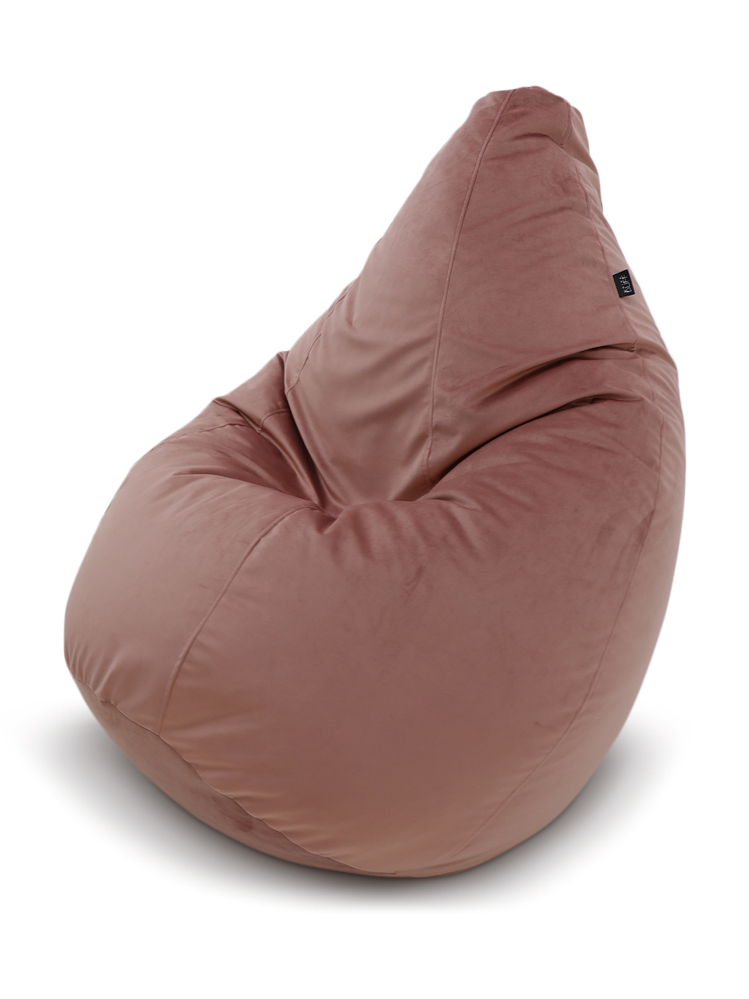 фото Кресло-мешок bean-bag piff puff груша, бархатный велюр, пуфик размер xl