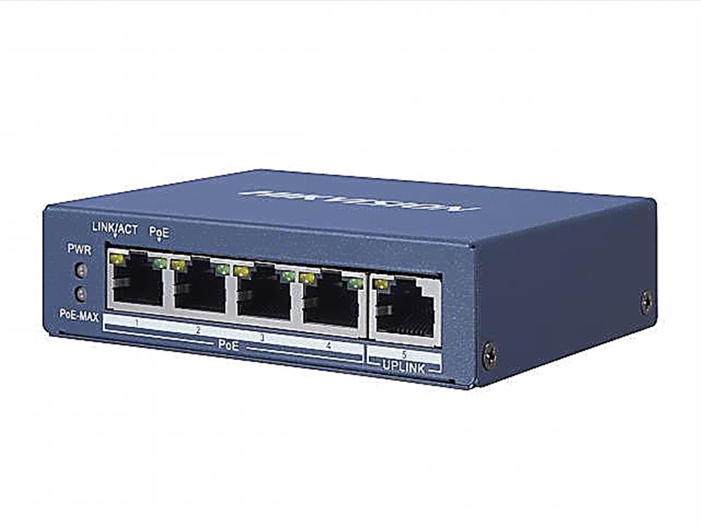 

Неуправляемый PoE коммутатор Hikvision DS-3E0505HP-E, DS-3E0505HP-E