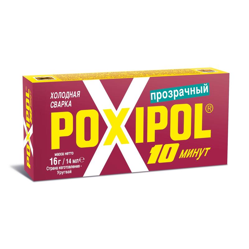 Сварка холодная 14мл прозрачный POXIPOL холодная сварка анлес