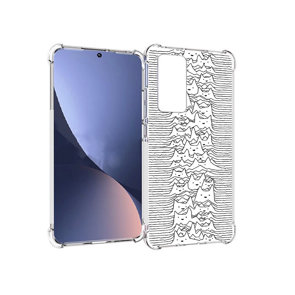 

Чехол MyPads Tocco для Xiaomi 12 черно белые коты 3D (PT226952.288.682), Прозрачный, Tocco