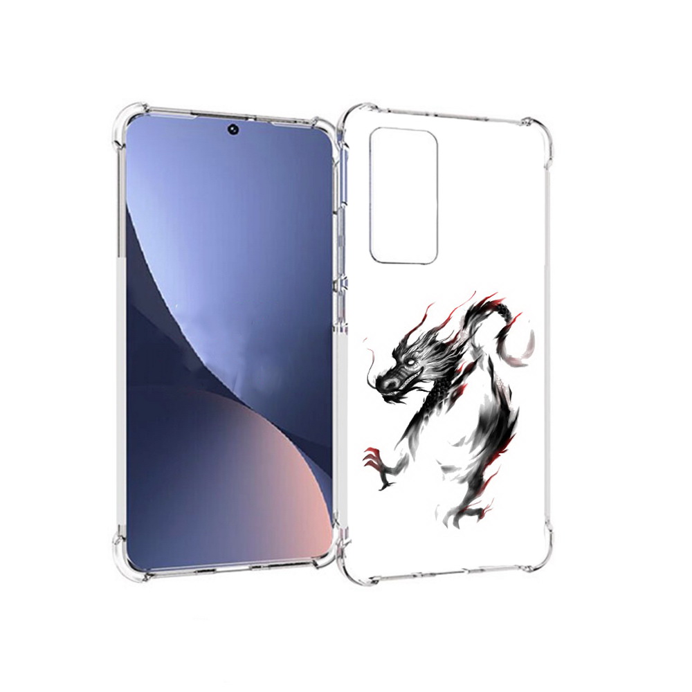 

Чехол MyPads Tocco для Xiaomi 12 черный дракон (PT226952.288.690), Прозрачный, Tocco