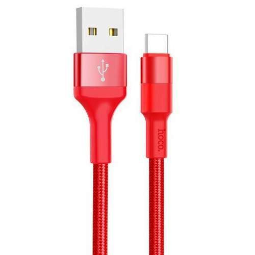 фото Кабель usb*2.0 cm-am hoco x26 2а red, красный - 1 метр x26a 1м red