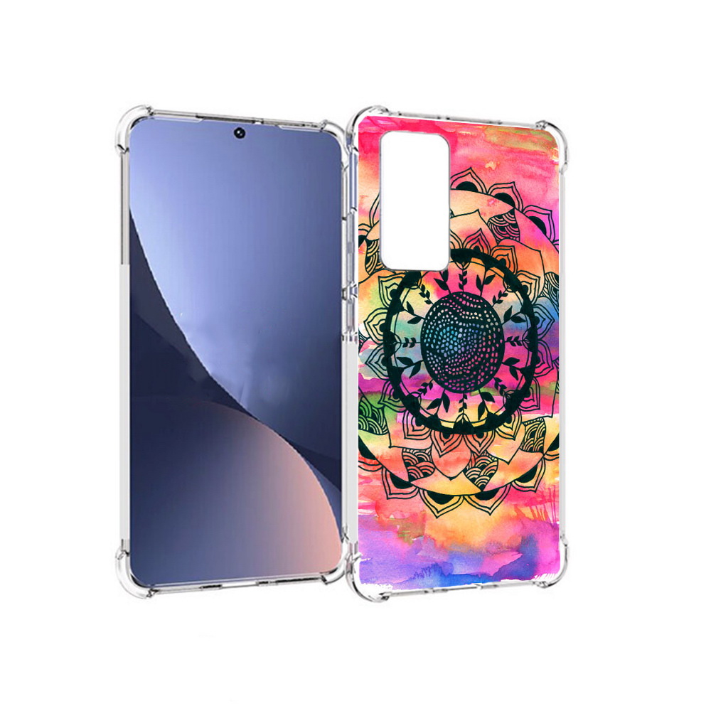 

Чехол MyPads Tocco для Xiaomi 12 яркая абстракция круглый цветок (PT226952.288.704), Прозрачный, Tocco