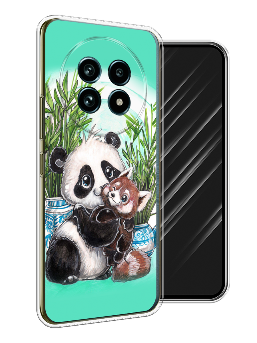 

Чехол Awog на Realme 13 Pro+/13 Pro "Друзья зверята", Бирюзовый;белый;черный, 2518150-1