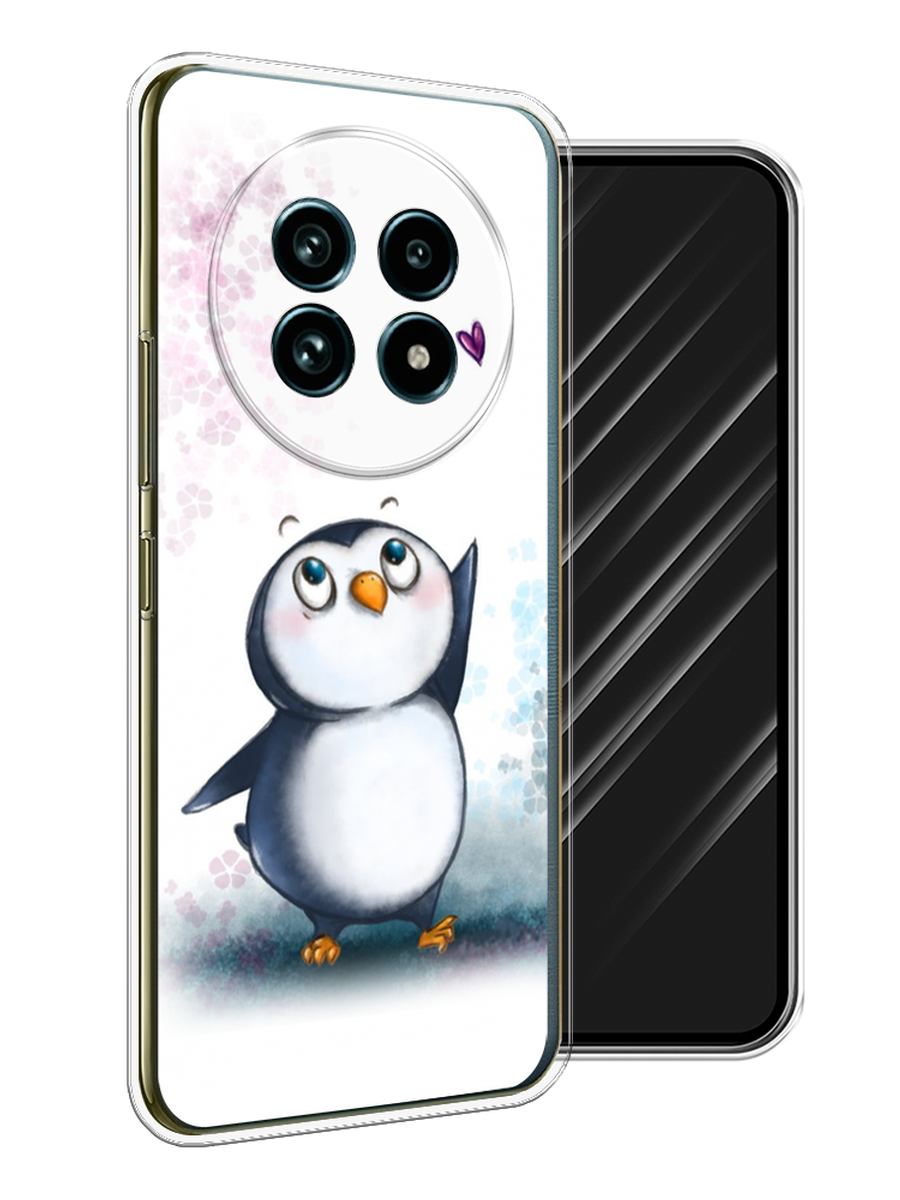 

Чехол Awog на Realme 13 Pro+/13 Pro "Пингвин и сердечко", Белый, 2518150-1