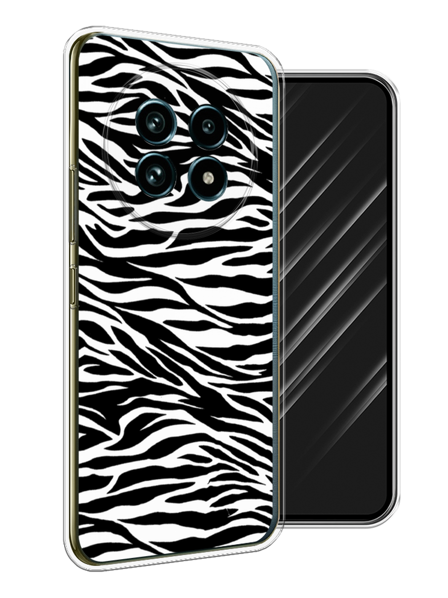 

Чехол Awog на Realme 13 Pro+/13 Pro "Принт зебра", Белый;серый;черный, 2518150-1