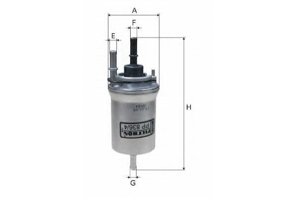 

Фильтр топливный FILTRON PP836/6