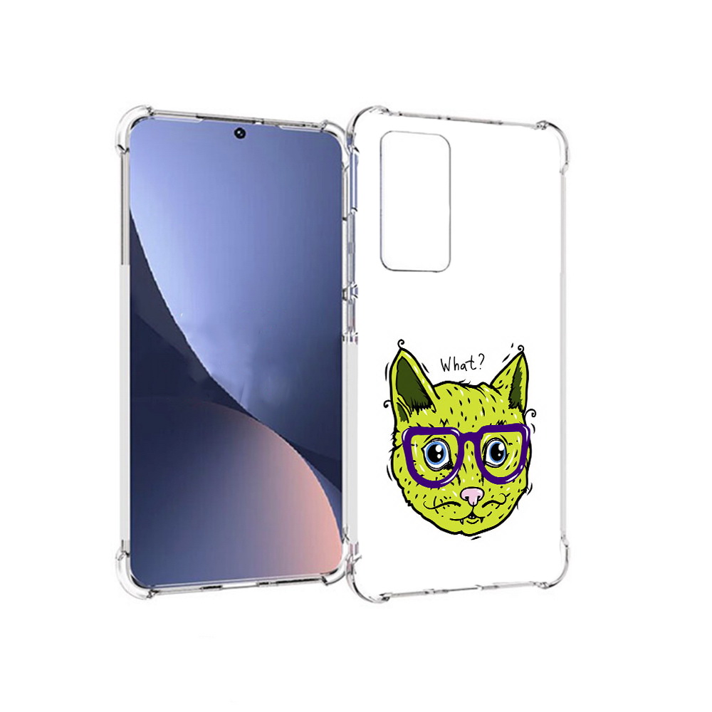 

Чехол MyPads Tocco для Xiaomi 12 Зеленый кот (PT226952.288.86), Прозрачный, Tocco