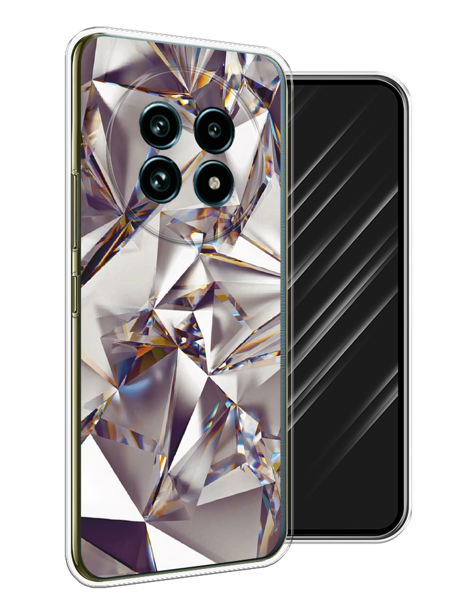 

Чехол Awog на Realme 13 Pro+/13 Pro "Бриллианты", Серебристый;бежевый, 2518150-1