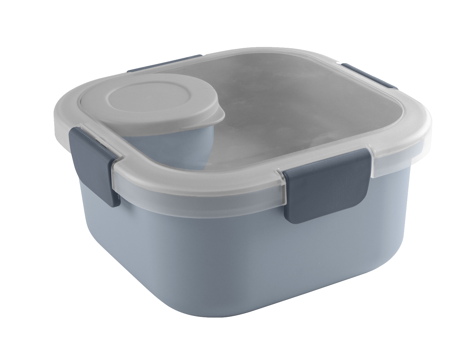 

Ланч-бокс Sunware Sigma home 17,7x17,7x8,7 см 1,4 л серый-голубой