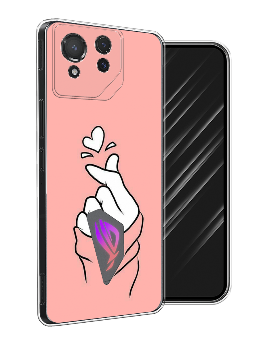

Чехол Awog на Asus ROG Phone 8 "Любовь-щелк", Оранжевый, 45150-1