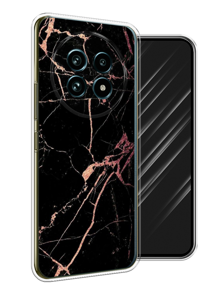 

Чехол Awog на Realme 13 Pro+/13 Pro "Мрамор розовое золото", Черный;розовый, 2518150-1